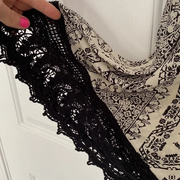 NWT Maurice’s black and cream sleeveless shift dress. - Picture 3 of 14